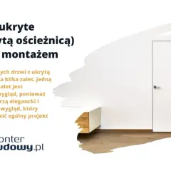 Drzwi ukryte z ukrytą ościeżnicą – poznaj montaż i cenę. Eleganckie, nowoczesne, idealne do Twojej przestrzeni.