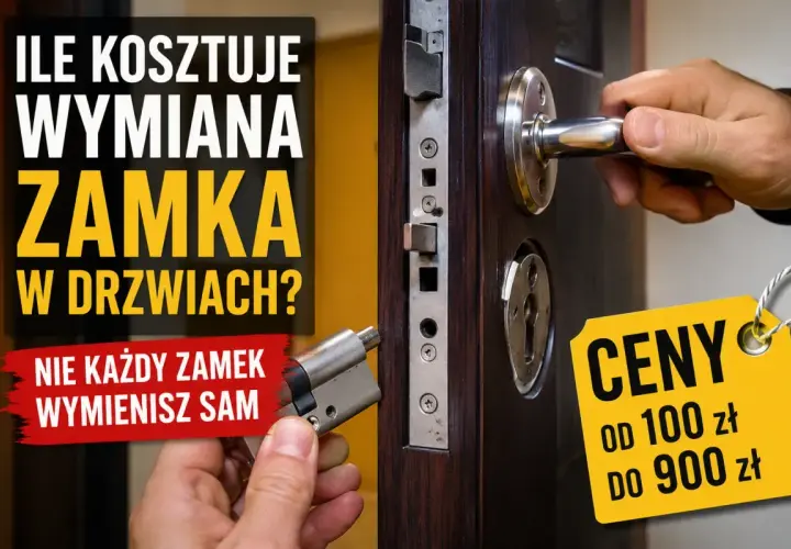 Ile kosztuje wymiana zamka w drzwiach? Ceny od 100 do 900 zł. Nie każdy zamek wymienisz sam.