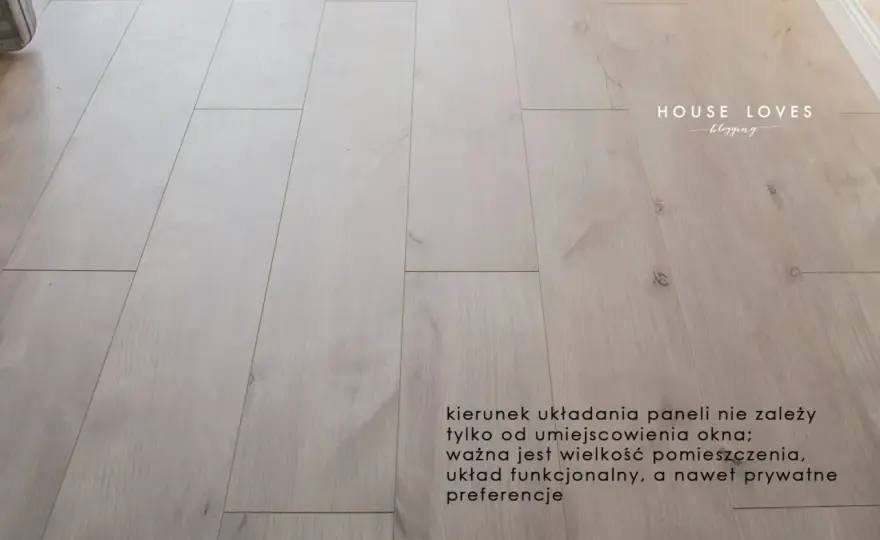 Kierunek paneli - jak dobrać go do okna i pokoju?